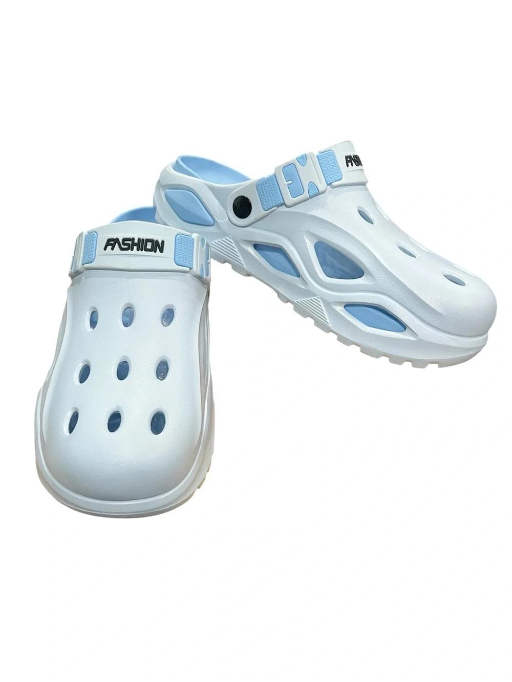 Mens Light Blue Comfort slip-on Clogs -